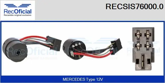 Ignition Switch (RECSIS76000.0)