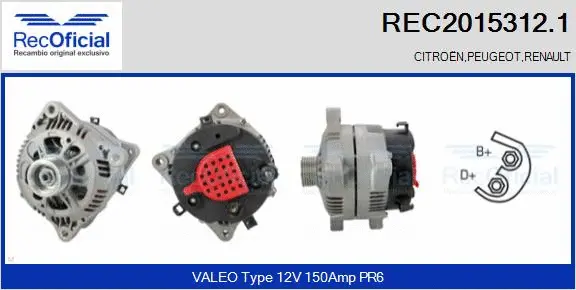 Alternator (REC2015312.1)