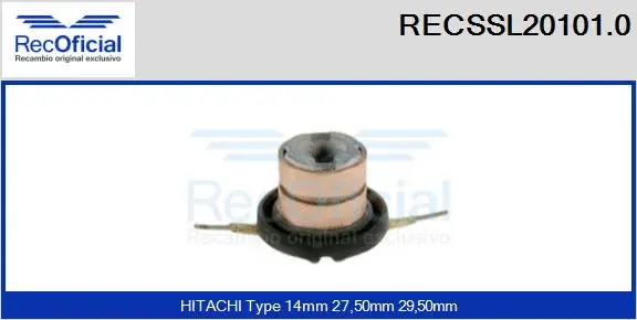 Slip Ring, alternator (RECSSL20101.0)