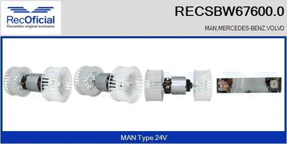 Interior Blower (RECSBW67600.0)