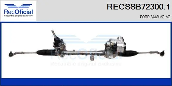 Steering Gear (RECSSB72300.1)