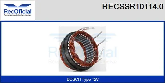 Stator, alternator (RECSSR10114.0)
