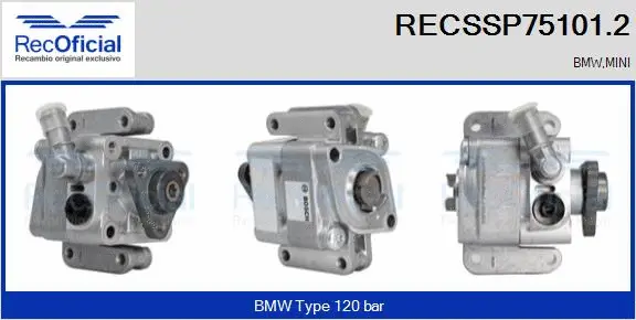 Hydraulic Pump, steering (RECSSP75101.2)