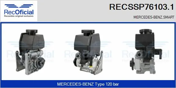 Hydraulic Pump, steering (RECSSP76103.1)