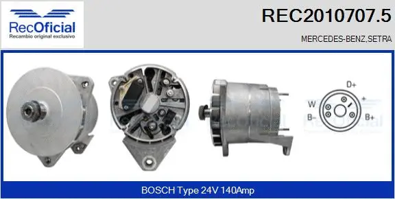 Alternator (REC2010707.5)