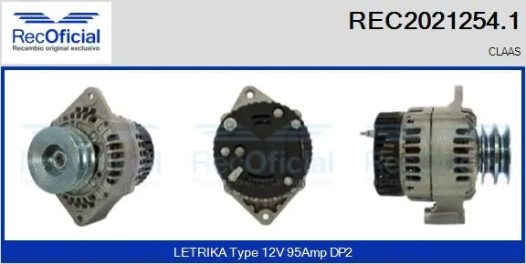 Alternator (REC2021254.1)