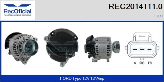 Alternator (REC2014111.0)