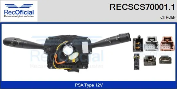 Steering Column Switch (RECSCS70001.1)