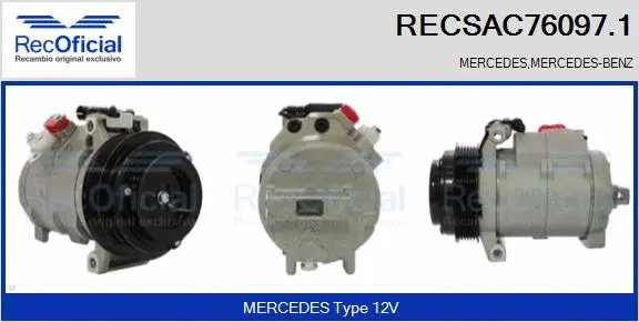 Compressor, air conditioning (RECSAC76097.1)