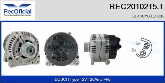 Alternator (REC2010215.1)