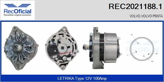 Alternator (REC2021188.1)