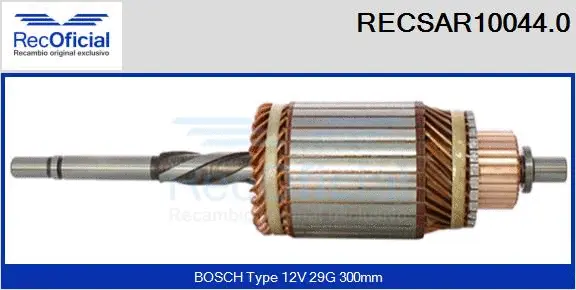 Armature, starter (RECSAR10044.0)