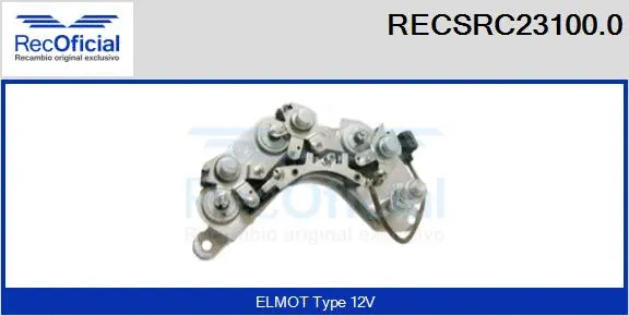 Rectifier, alternator (RECSRC23100.0)