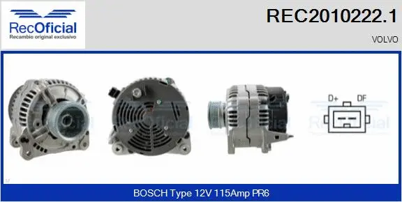 Alternator (REC2010222.1)