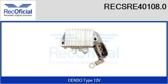 Alternator Regulator (RECSRE40108.0)