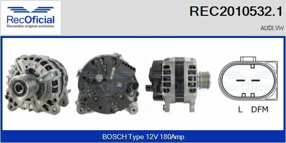 Alternator (REC2010532.1)