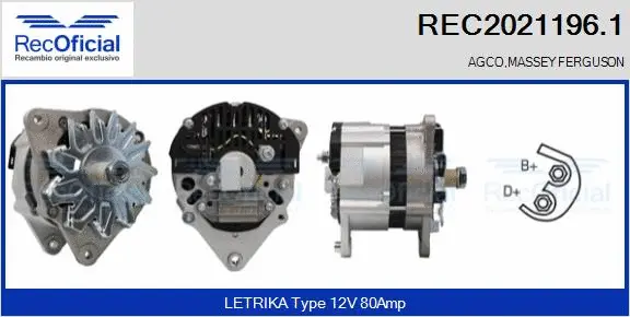 Alternator (REC2021196.1)