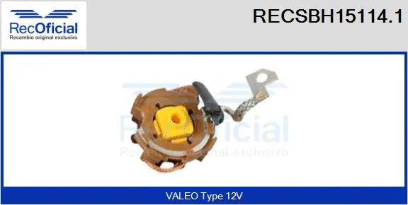 Holder, carbon brushes (RECSBH15114.1)