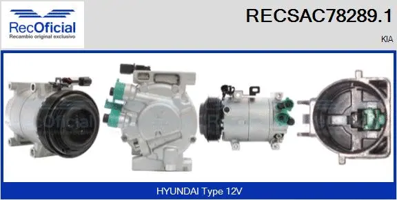 Compressor, air conditioning (RECSAC78289.1)