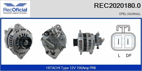 Alternator (REC2020180.0)