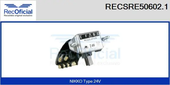 Alternator Regulator (RECSRE50602.1)