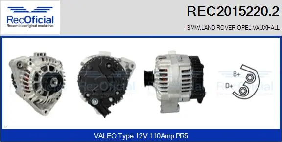 Alternator (REC2015220.2)