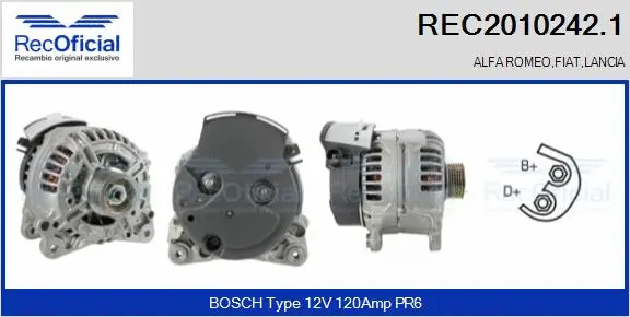 Alternator (REC2010242.1)