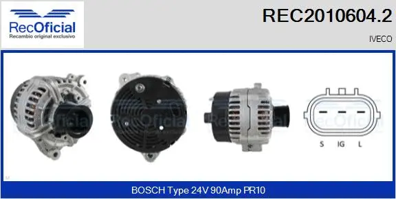 Alternator (REC2010604.2)