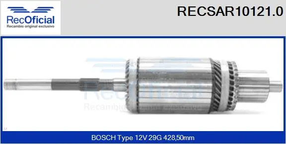 Armature, starter (RECSAR10121.0)