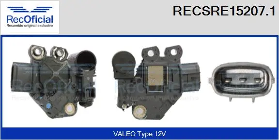 Alternator Regulator (RECSRE15207.1)