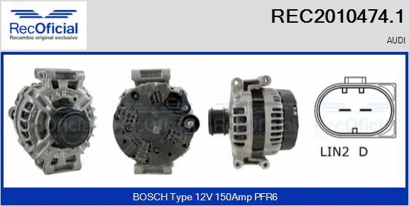 Alternator (REC2010474.1)