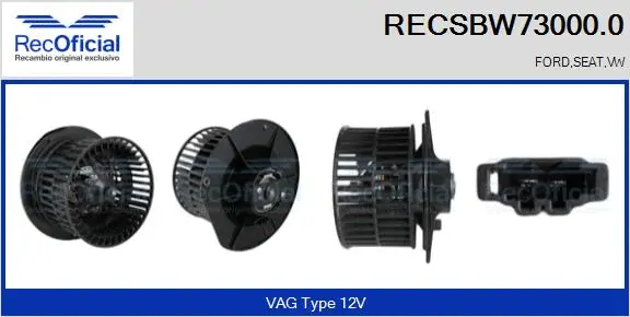 Interior Blower (RECSBW73000.0)
