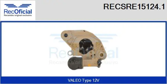 Alternator Regulator (RECSRE15124.1)