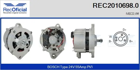 Alternator (REC2010698.0)