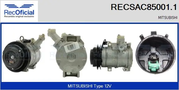 Compressor, air conditioning (RECSAC85001.1)