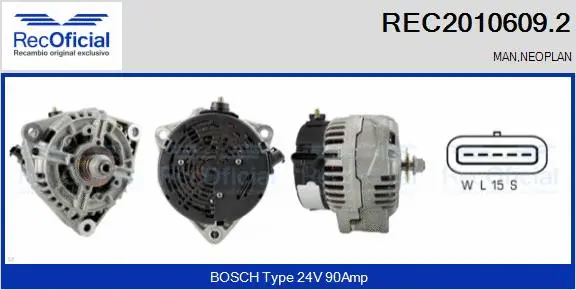 Alternator (REC2010609.2)