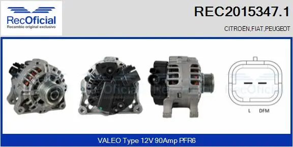 Alternator (REC2015347.1)