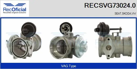EGR Valve (RECSVG73024.0)