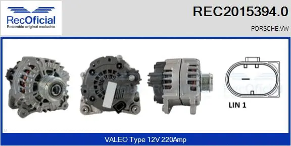 Alternator (REC2015394.0)