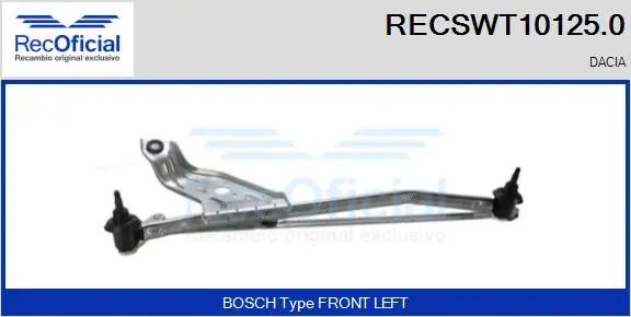 Wiper Linkage (RECSWT10125.0)