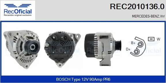 Alternator (REC2010136.0)