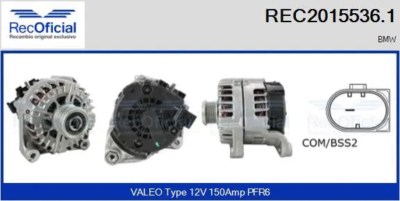 Alternator (REC2015536.1)