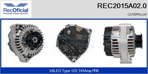 Alternator (REC2015A02.0)