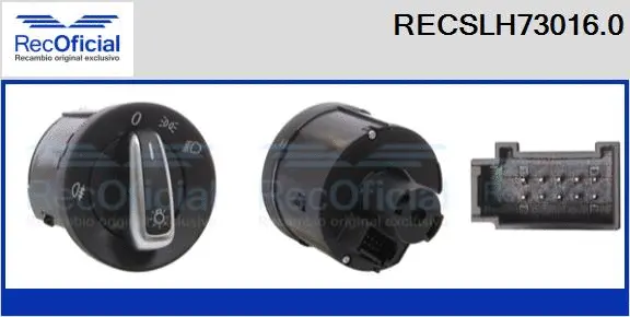 Switch, headlight (RECSLH73016.0)