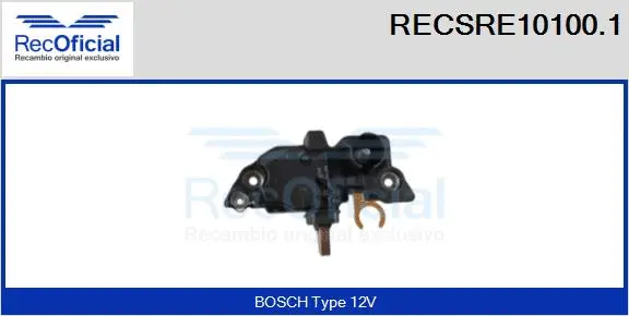 Alternator Regulator (RECSRE10100.1)
