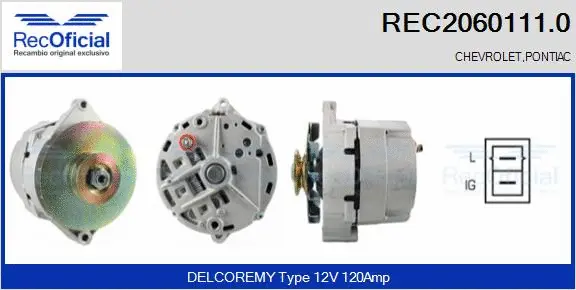 Alternator (REC2060111.0)