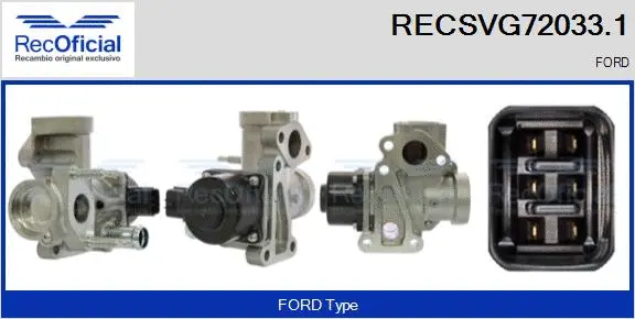 EGR Valve (RECSVG72033.1)