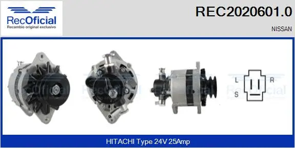 Alternator (REC2020601.0)