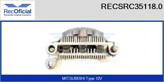 Rectifier, alternator (RECSRC35118.0)