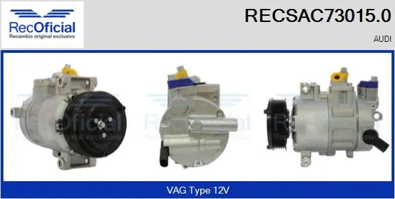 Compressor, air conditioning (RECSAC73015.0)